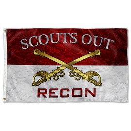 Fyon Cavalry Scouts Out Recon Flag 3x5Feet Military Banner with 2 Brass Grommets