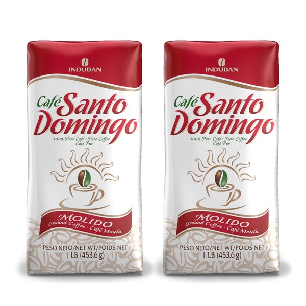 Santo Domingo Coffee, 16 oz Bag, Ground Coffee, Medium Roast