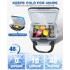 Lekesky Soft Cooler Bag 20 Can, Leakproof Insulated Cooler Backpack,