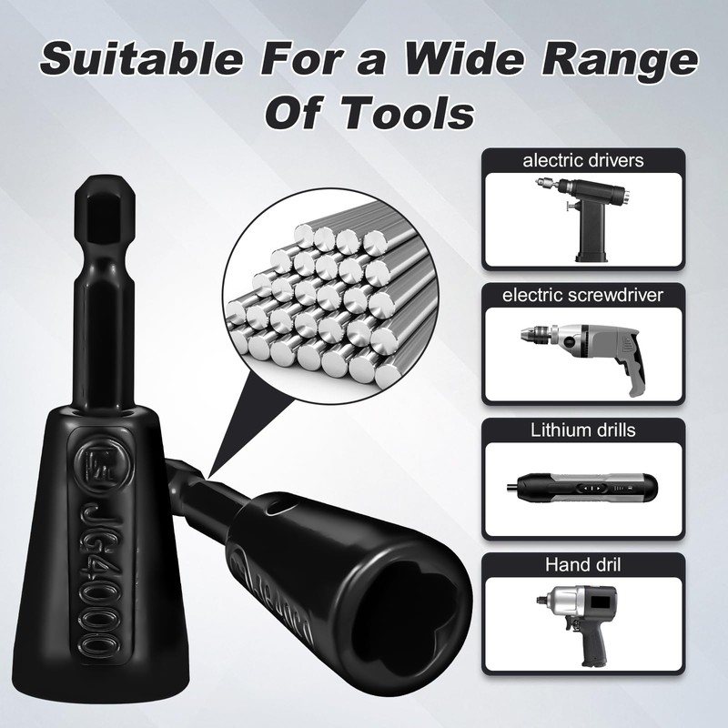 4 Pcs Multifunctional Wire Twister Tool for Drill, Lightweight Wire