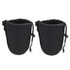 OSALADI 4pcs Neoprene Camera Lens Pouch Protective Case for Drawstring