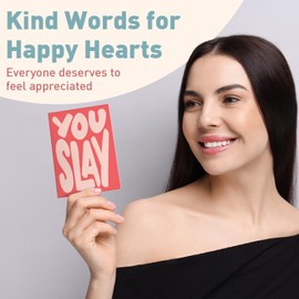 S&O Set of 24 Cute Appreciation Cards with Envelopes - 8 Unique Appreciation Card Designs - Thank You Cards for Coworkers, Employee, Teachers, Recognition & Gratitude, 4.25”x5.75”