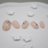 CHOK: 08 Butterfly Handmade nail tip - Coffin / CHOK