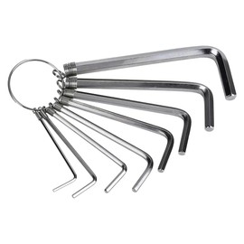 MOLZINY 8pcs Allen Key Set Bicycle Mini Hex Key Hex Key 1.5 mm to 6 mm Allen Key Set Durable Alloy Steel Allen Key for Furniture Assembly