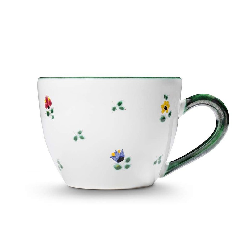 GMUNDNER KERAMIK Tea Cup Maxima Capacity: 0.4 Litres Scattered Flower