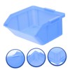 COHEALI 4pcs Plastic Storage Bins Versatile Home Organization Boxes for