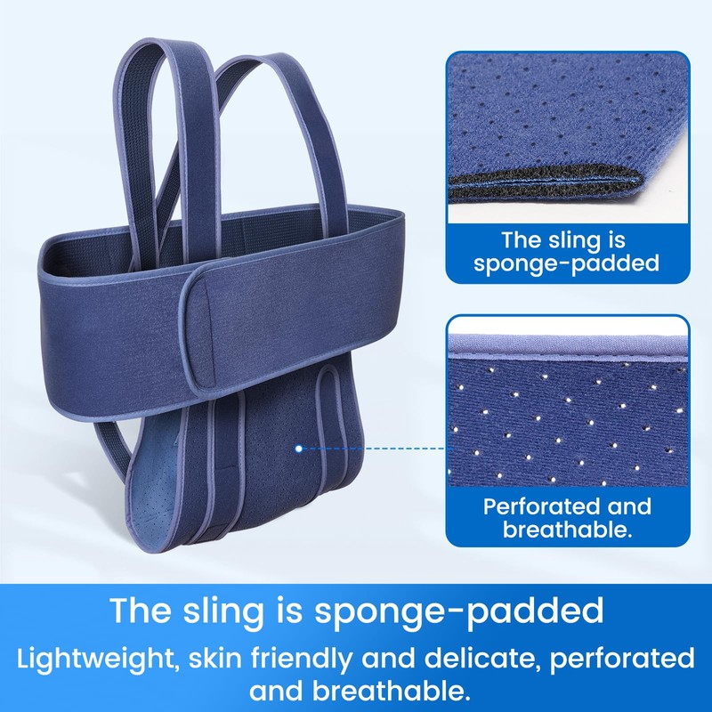 Velpeau Arm Sling for Sleep, Shoulder Immobilizer for Children, Boys,