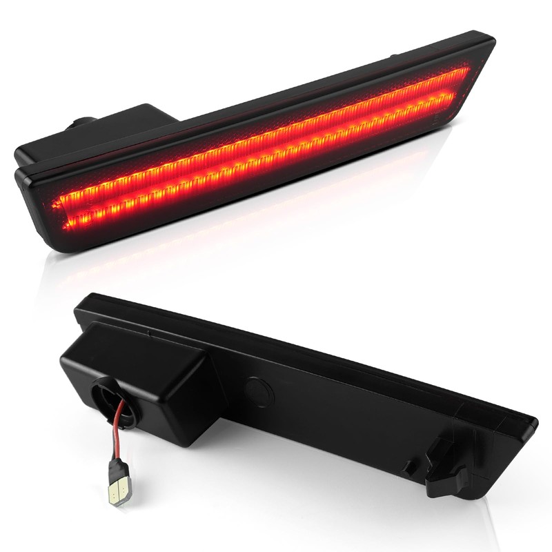litzland Rear LED Side Marker Light Compatible with Dodge Challenger