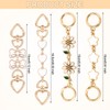 4pcs Bag Extender Chain, Stylish Purse Strap Extender Bow Flower