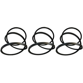 Sellerocity Bulk 3-Pack of Classical Wrapped RMA Grade 3VX Section V-Belts, 3VX600 Belts, 3/8" Width, 5/16" Height, 60" Circumference
