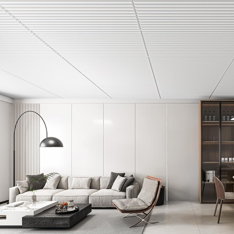 Art3d 6-Pack Slat Design 3D Wall Panels for Interior Wall