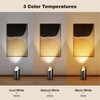 Powfloven 2 Pack Wireless Battery Operated Spotlights Indoor with Remote,