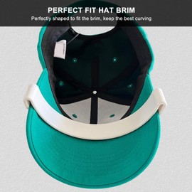 1/2 Caps Shaper - Hat Shaper | Hat Bill Bender | Improved Hat Style Hat Brim Bender with Sizing Reducer Tape | Hat Curving Tool Shaper Bill Bender, Easy Caps Bill Bender Slots Hat Shape Keeper