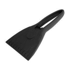 Partuto 1pc 21x9.5cm Universal Car Ice Scraper - SUV Snow Frost Remover for Car Truck RV Windscreen Side Window Anti Crash Portable - Plastic Black Snow Shoveling Defrost Clearing