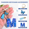 Fmeida Initial Letter Keychains for Women Cute Butterfly Key Chain