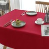 BIFENBI 2 Pack Burgundy Tablecloth Rectangular - 60x120 Inch -