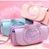 MAYACAT Glitter Pencil Case, Cute, Cute, Stylish, Large Capacity, Stationery,