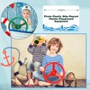 Haconba 2 Pack Steering Wheel Playset Plastic Pirate Ships Wheel