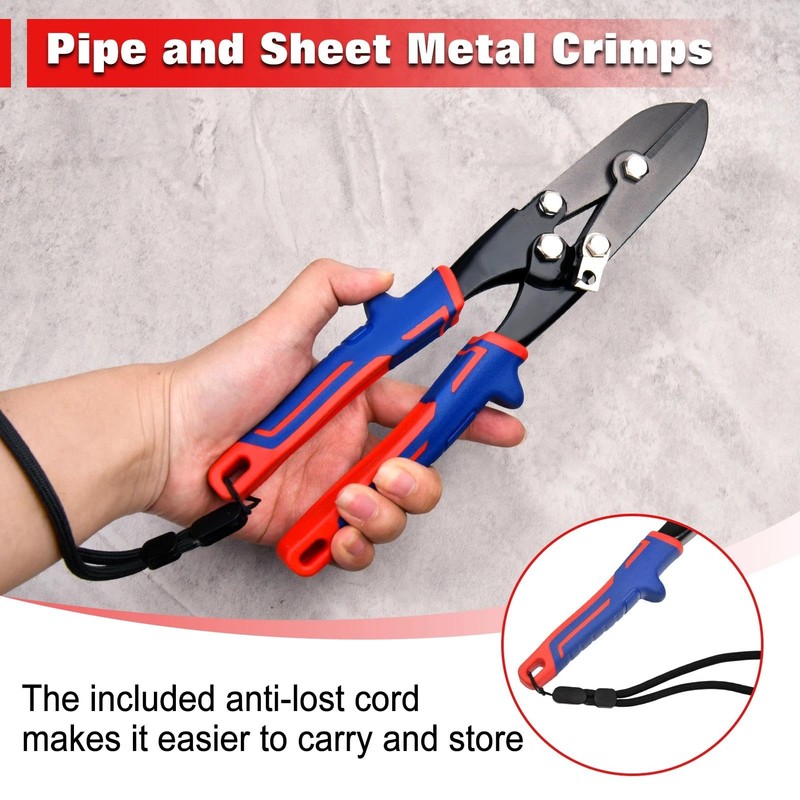 GOLD DEER 5 Blade Hand Crimper Sheet Metal Tools,Hvac Tool