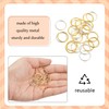 100Pcs Hair Braid Rings Open Metal Dreadlock Rings, Mixed Gold