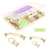 Kit de 251 piezas para colgar cuadros, hardware resistente para