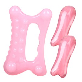 Body Gua Sha Tool,Gua Sha Body Massager,Square Glow Flow Massage Tool,Muscle Relaxation & Relief,Removal of Fatigue,for Back,Neck,Legs,Face(with Fish-Shaped Scraper*2)