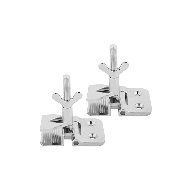 2pcs Silk Screen Printing Hinge Clamps Table Metal Frame Hinge
