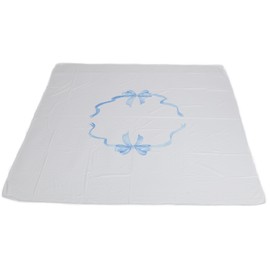 Newborn Photography Backdrop Baby Painted Design Blanket Cartoon Pattern Baby Photograph ClothBlue Bow