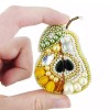 Charivna Mit Crystal Art Beadwork kit for creating brooch BP-205C