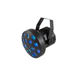 EUROLITE LED Mini Z-20 USB Beam Effect, Small Derby with 4 LEDs, RGBW Colour Changing and Remote Control