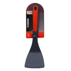 Meat Red Turner Spatula - Heavy Duty Silicone Kitchen Utensil for Cooking and Baking - Ergonomic Handle and Comfortable Grip - Color Coded Kitchen Tools by The Kosher Cook