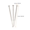 DOITOOL 3pcs Portable Flute Screwdriver for Woodwind Instruments Non-skid Maintenance