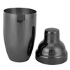 Fashionable Stainless Steel Cocktail Shaker Shaking Tool Bar Supplies AccessoriesBlack