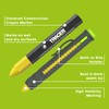 Tracer Lumber Crayon Marker Holder with Yellow Lumber Crayon -