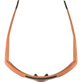 ALPINA ROCKET Q-LITE Mirrored, Contrast Enhancing & Anti-Fog Sports & Cycling Glasses with 100% UV Protection for Adults, Peach Matt, One Size