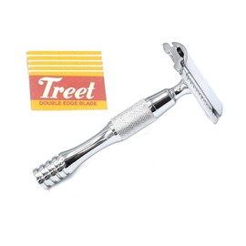 OdontoMed2011 Classic 3-Piece Razor Double Edge Safety Razor (BTS-311)