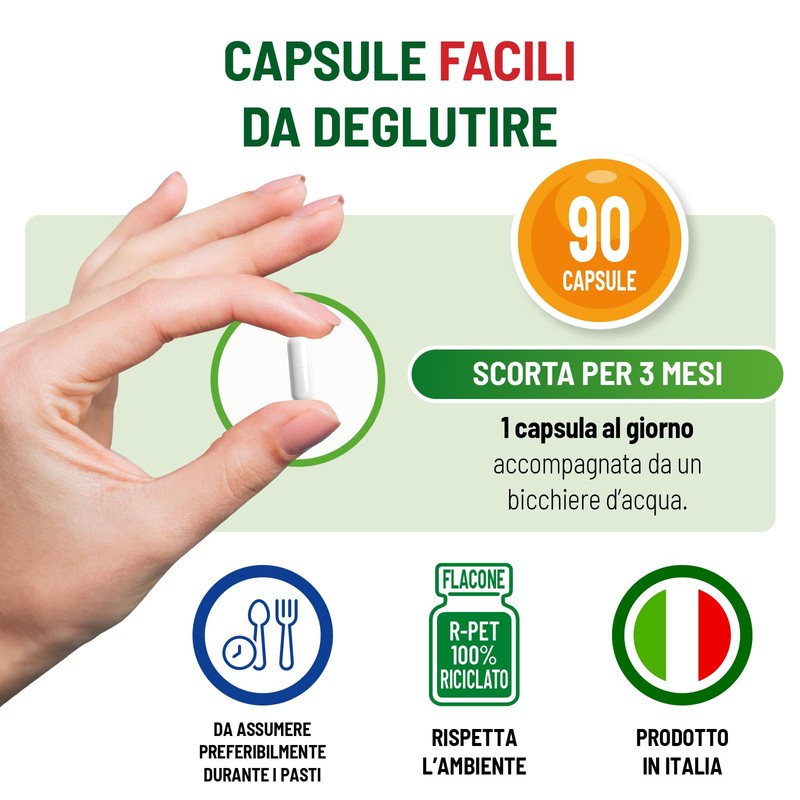 Equilibra Biotina Altodosata 450 mcg, per Capelli e Unghie, con