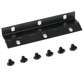 Dkaikai Mailbox Door Hinge Replacement for Imperial Mailbox with 6 Screw Holes, Steel Black Mailbox Door Repair Kit