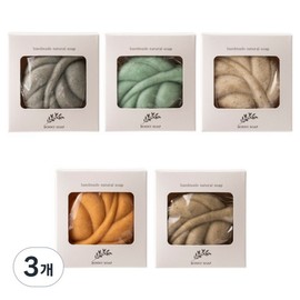 Bonnie Soap Scalp Care Deep Cleansing Natural Shampoo Bar (Calamus), 100g, 3 Pieces / 보니솝 두피케어 딥클렌징 천연 샴푸바(창포), 100g, 3개