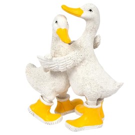The Leonardo Collection Quackers Duck Dancing Figurine For Home & Office | Home Decor Ornaments Gift For Women & Men | Beautiful Figurine For Indoor & Outdoor | Living Room Decor Ornaments