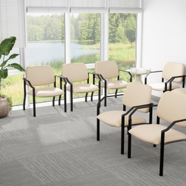 Boss Office Products Guest Chair 500 lb. Weight Capacity in Beige