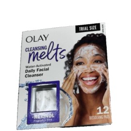 384 Pads Olay Cleansing Melts + Retinol Daily Facial Cleanser SEALED CASE 12X32