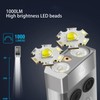 LED Flashlight 1000LM 5 Brightness Magnetic Multifunctional Pocket Torch with