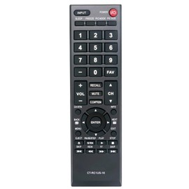 New CT-RC1US-16 Remote Control Compatible with Toshiba LCD LED Smart TV 28L110U 32L110U 32L220U 40L310U 43L310U 43L420U 49L310U 49L420U 50L420U 55L310U 65L350L 65L350U