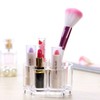 Transparent Acrylic Cosmetic Organizer for Lipstick, Lip Tint, and Lip Liner (6 Compartments) Tint Balm 2ea