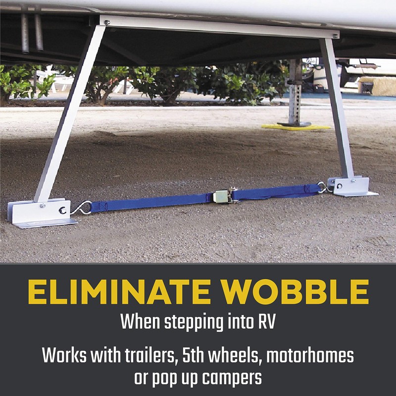 Valterra Universal RV Stabilizer Stop the Sway and Wobble, Adjustable