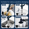 US Toilet Plunger Kit High Pressure Air Toilet Plunger with