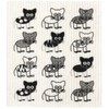 RetroKitchen Swedish Dish Sponge Cloth - Cats