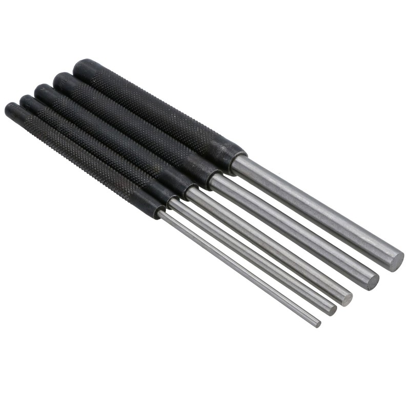 5pc Parallel Pin Punch Set 1/8 3/16 1/4 inch 5/16