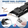 Eagle Beak Beveled Nail Clippers for Men Thick Nails -